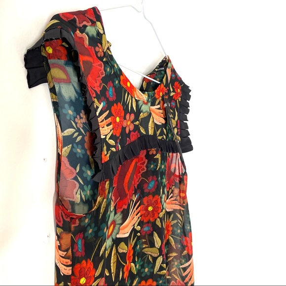 NWT Calvin Rucker Pleated Trim Blouse - Picture 8 of 11